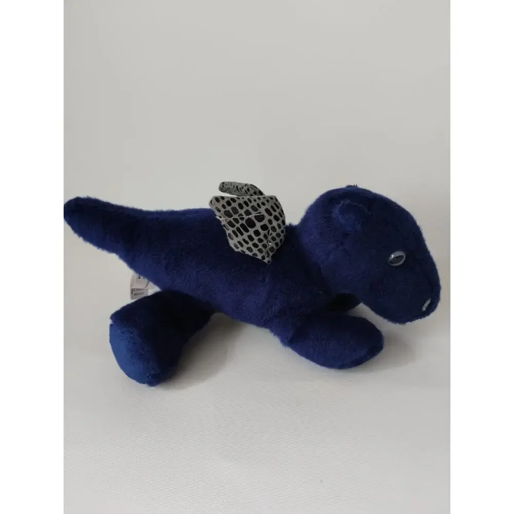 2020 Aurora Dragon Plush Toy Blue Sapphire Stuffed Animal Bean Bag 10